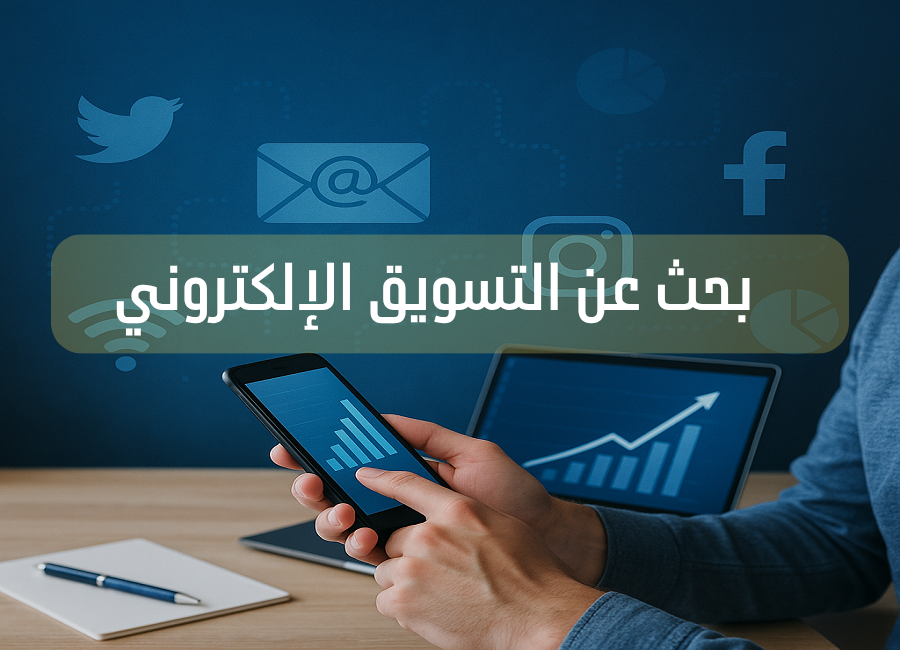 بحث عن التسويق الالكتروني